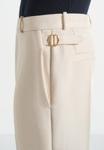Joseph - Regular Fit Tailored Pants - Off White