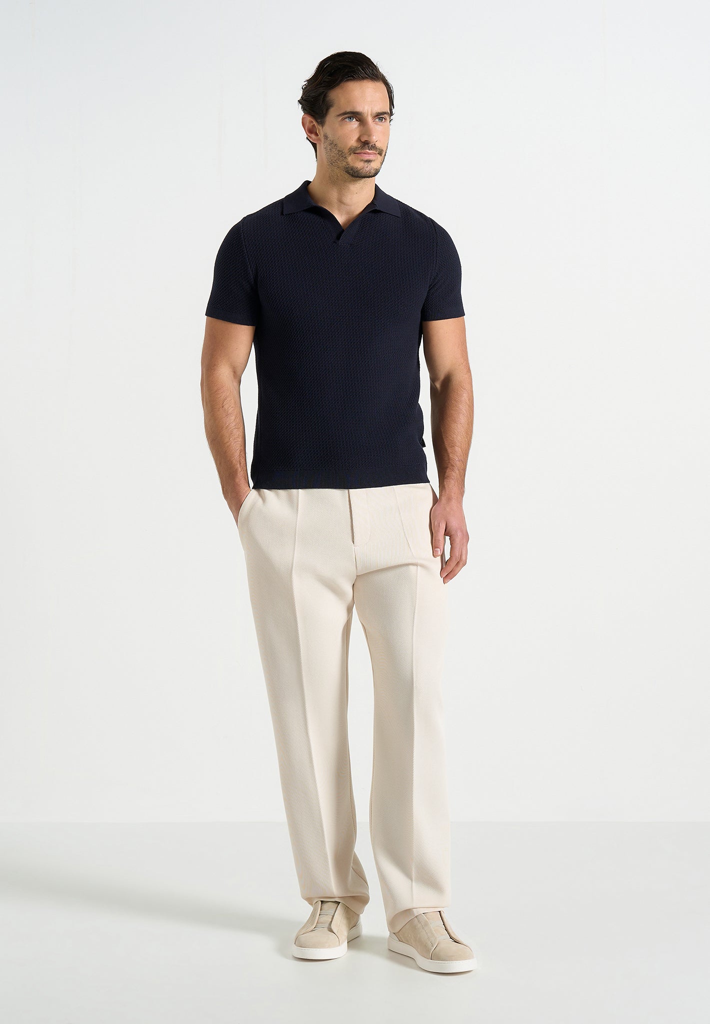 Joseph - Regular Fit Tailored Pants - Off White