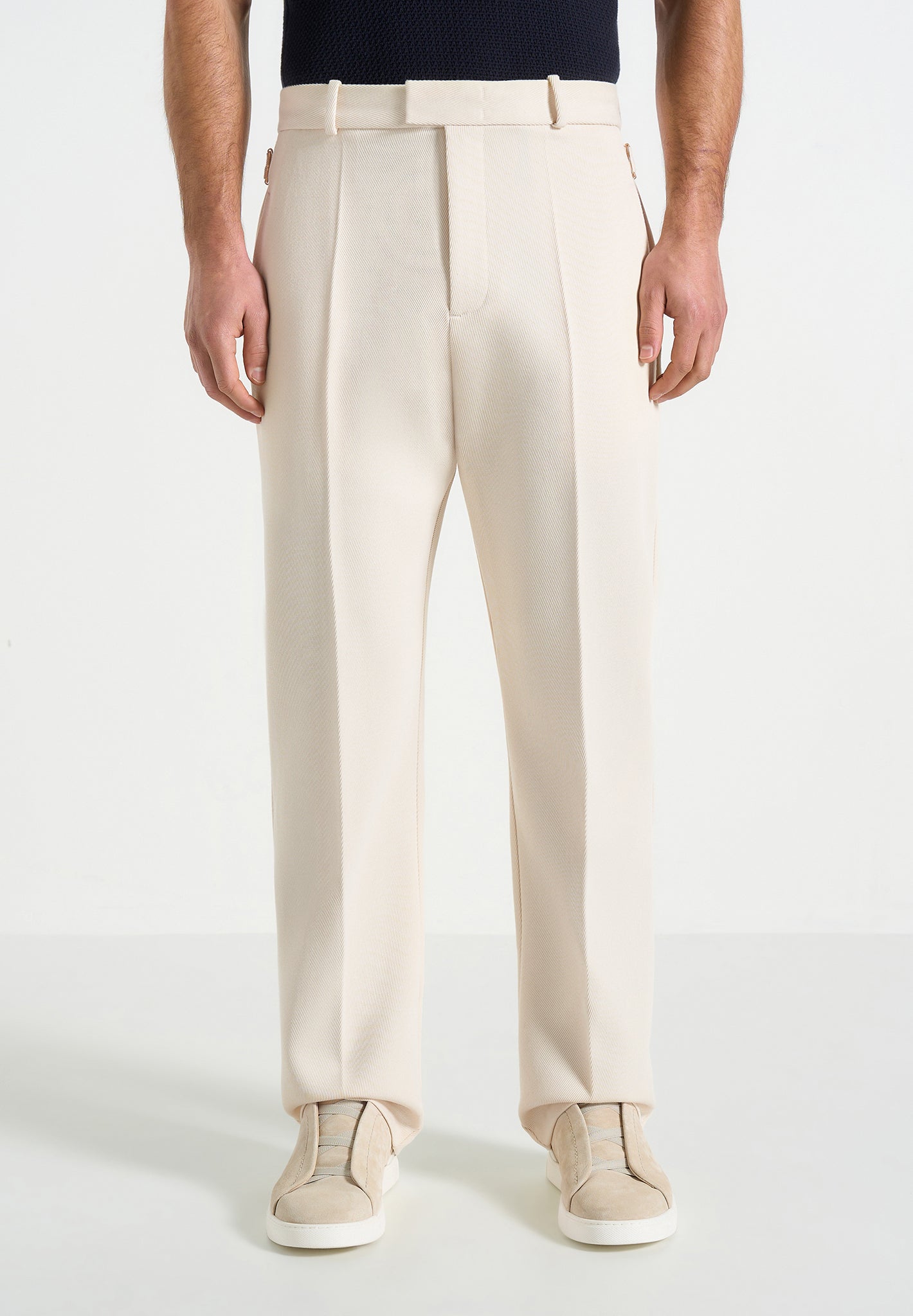 Joseph - Regular Fit Tailored Pants - Off White