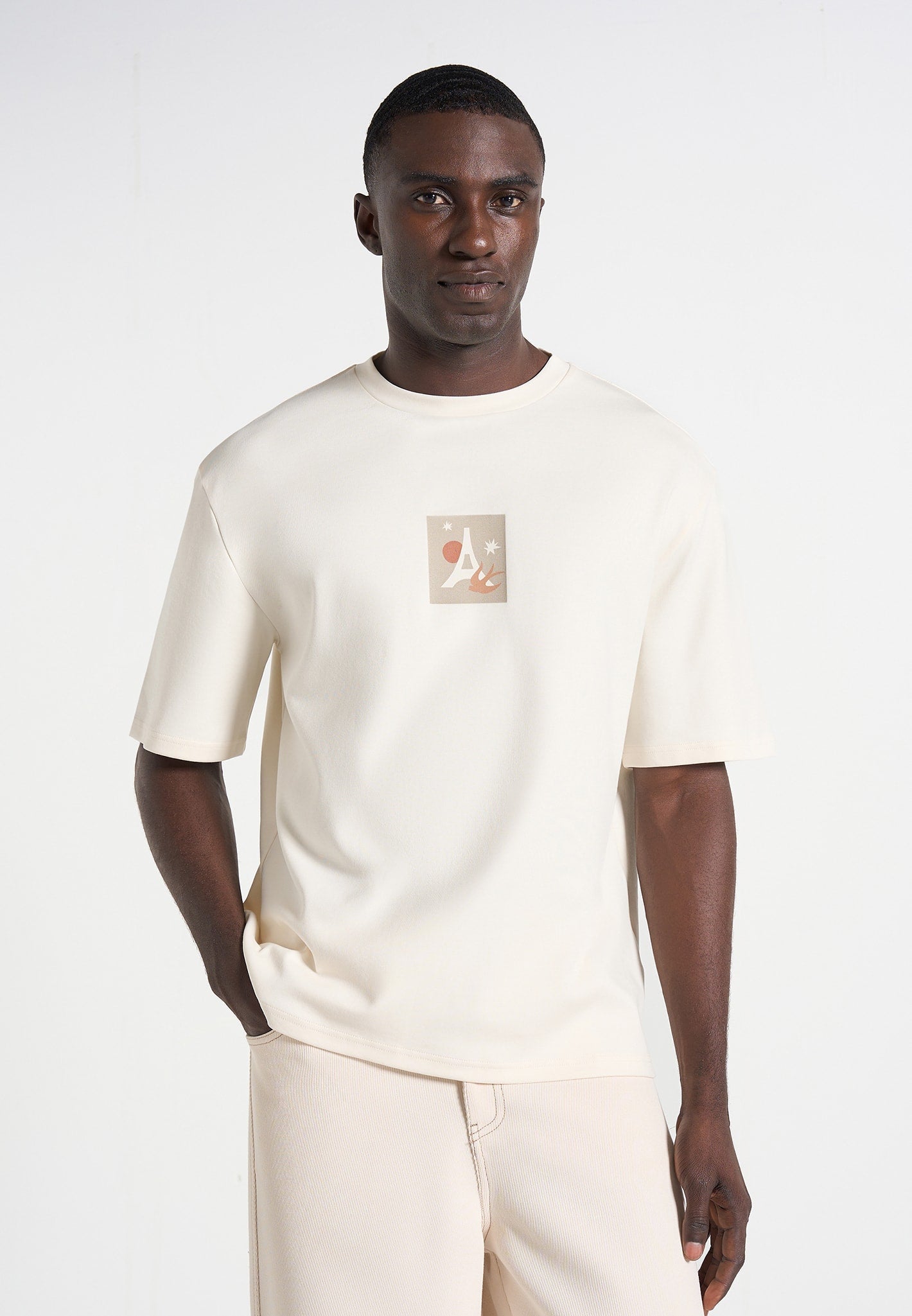 thibault-bird-detail-cotton-t-shirt-cream