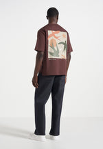 bird-detail-cotton-t-shirt-brown