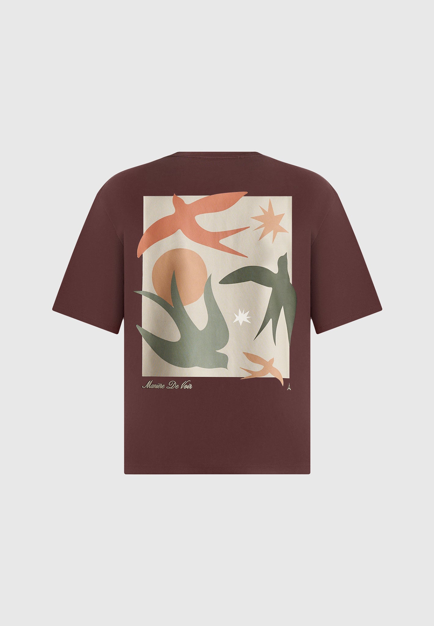 bird-detail-cotton-t-shirt-brown