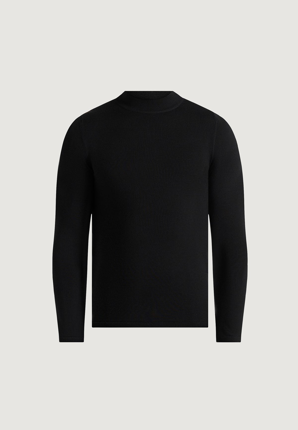 kw003-fitted-mock-neck-wool-blend-jumper-black