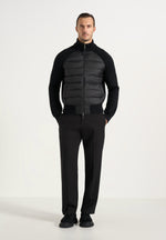 Scott - Puffer & Knit Jacket - Black