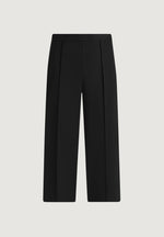 Jerome - Wide Leg Neoprene Pants - Black