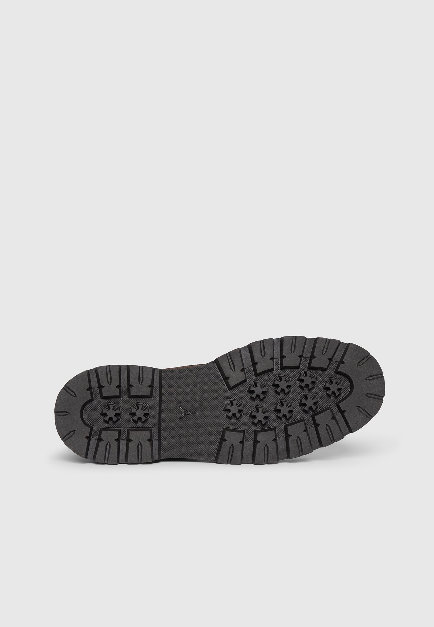 Diego - Suede & Crochet Penny Loafer - Brown/White