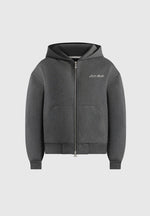 js002-unisex-signature-relaxed-fit-zip-hoodie-charcoal-grey