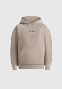 JS001 - Unisex Signature Relaxed Fit Hoodie - Taupe
