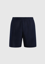 Drew - Pleated Shorts - Navy