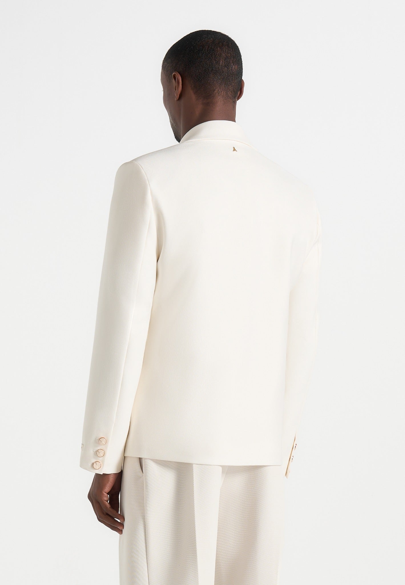 Didier - Double Breasted Tailored Suit Jacket - Off White