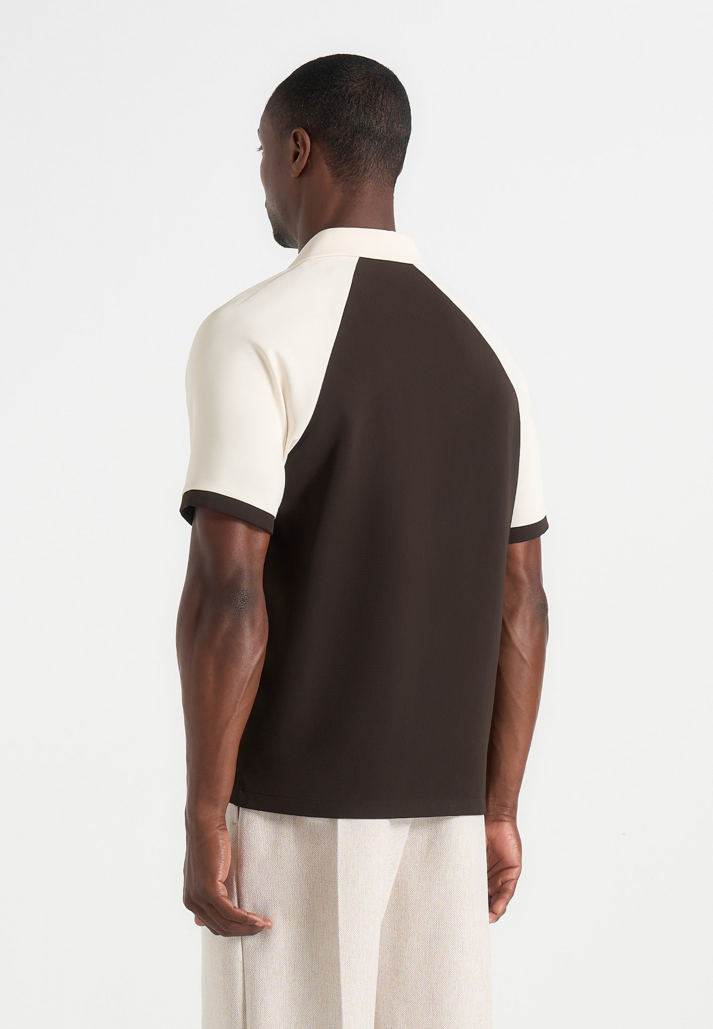 salim-contrast-raglan-shirt-brown-cream