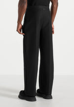 Henri - Foldover Pants - Black