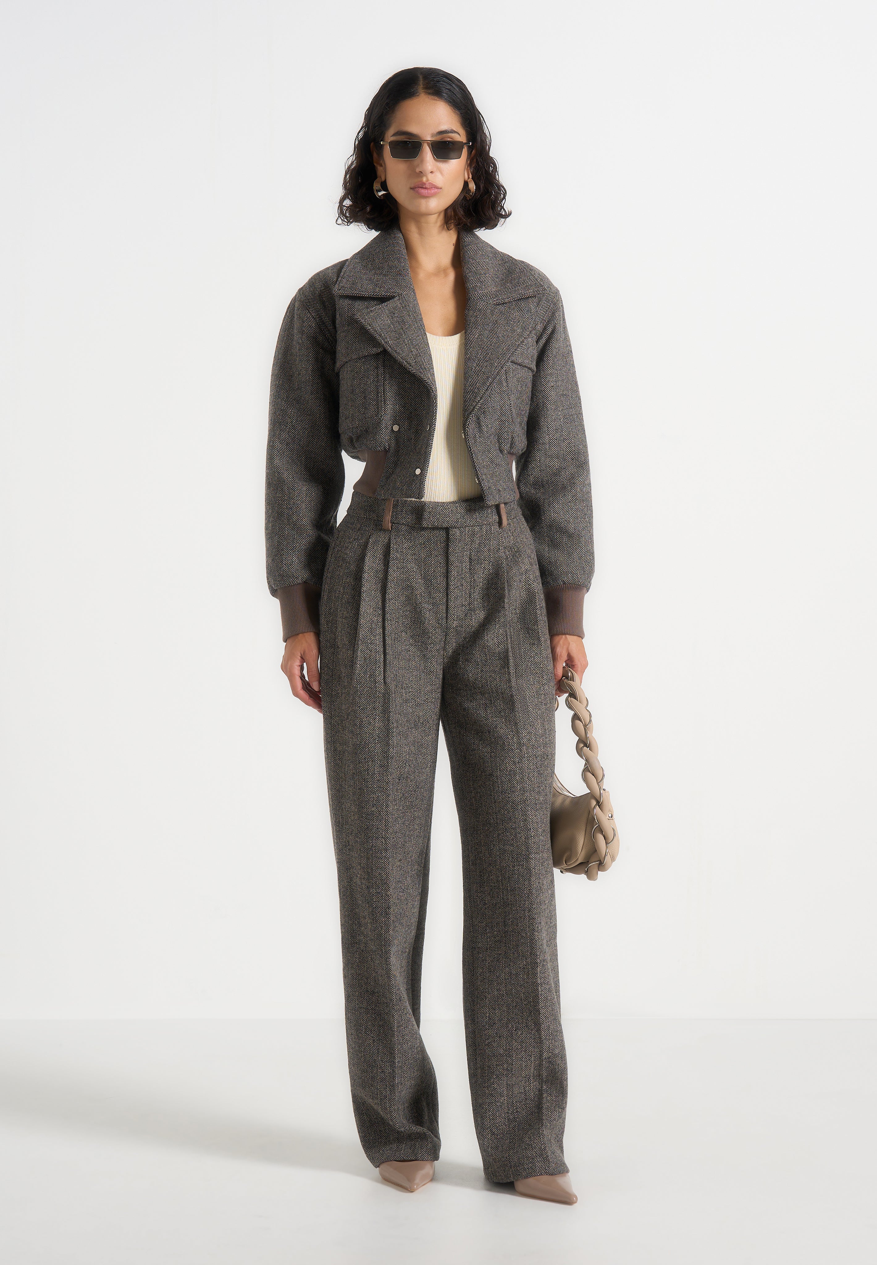 cosette-herringbone-wool-lapel-bomber-jacket-grey
