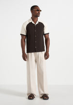 salim-contrast-raglan-shirt-brown-cream