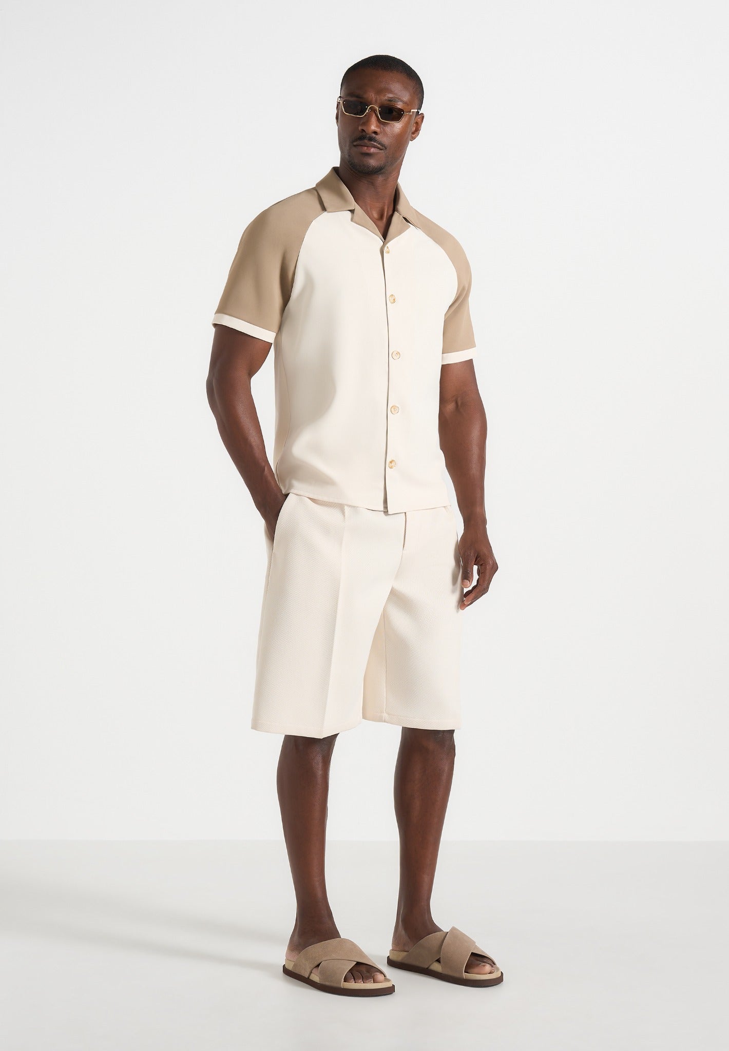 salim-contrast-raglan-shirt-cream-taupe