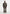 Damien - Boucle Denim Jacket With Back Pleat - Brown