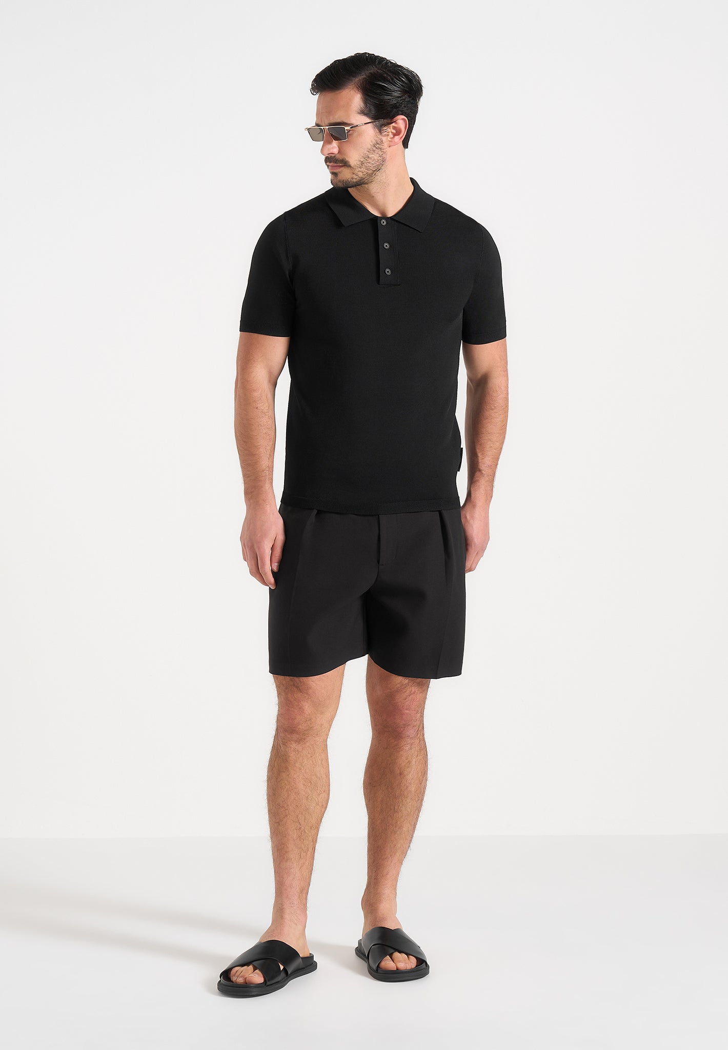 marin-tailored-pleated-shorts-black