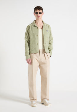 michel-suede-jacket-with-revere-collar-sage