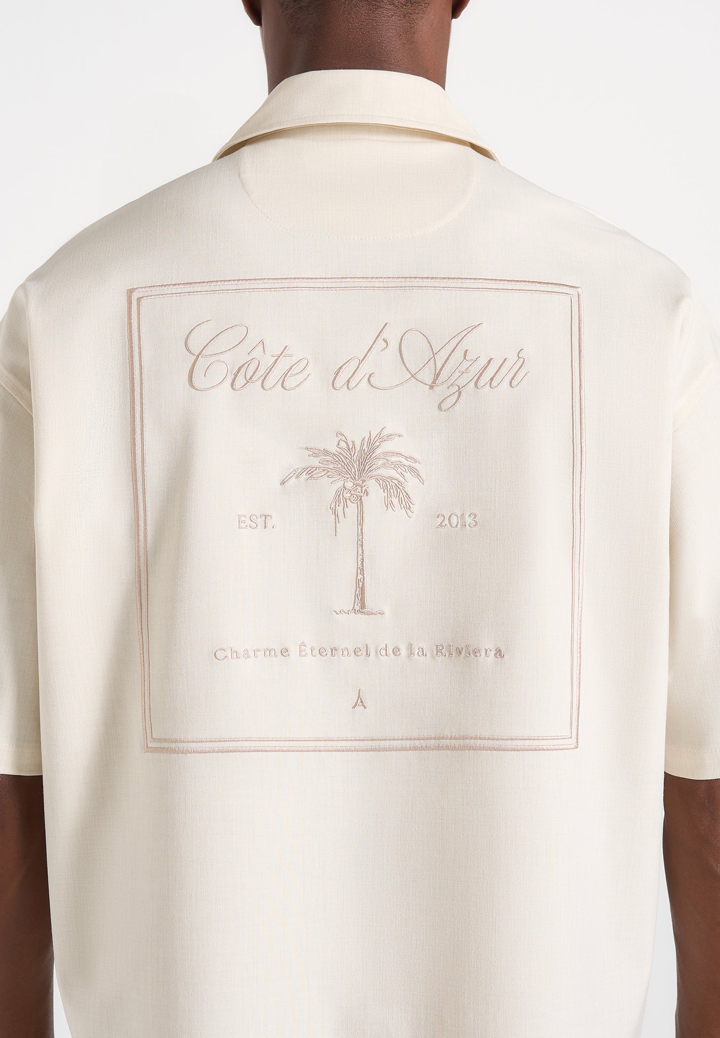 Alexis - Unisex Cote d'Azur Boxy Shirt - Cream