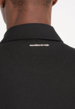 Aven - Boxy Shirt With Crease - Black