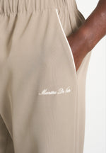 Signature - Piped Track Pants - Taupe