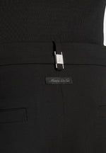 Pierre - Twin Pleat Tailored Pants - Black