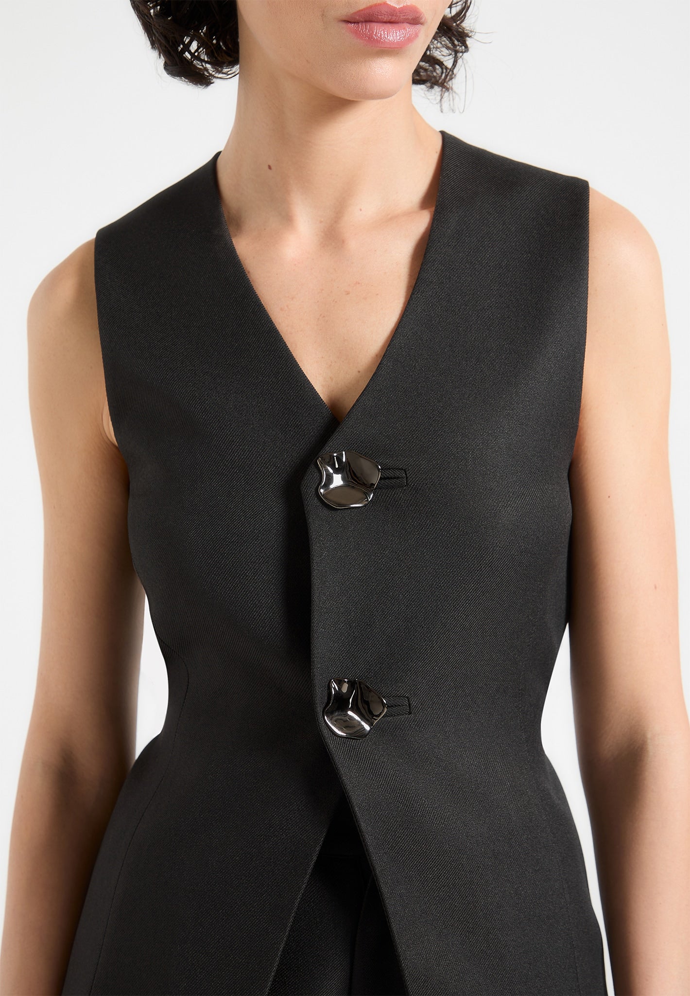 cinch-waistcoat-with-oversized-buttons-black