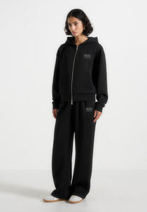 Avery - Unisex Neoprene Relaxed fit Joggers - Black