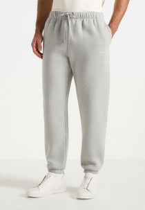 JS005 - Signature Regular Fit Cuffed Sweatpants - Marl Grey