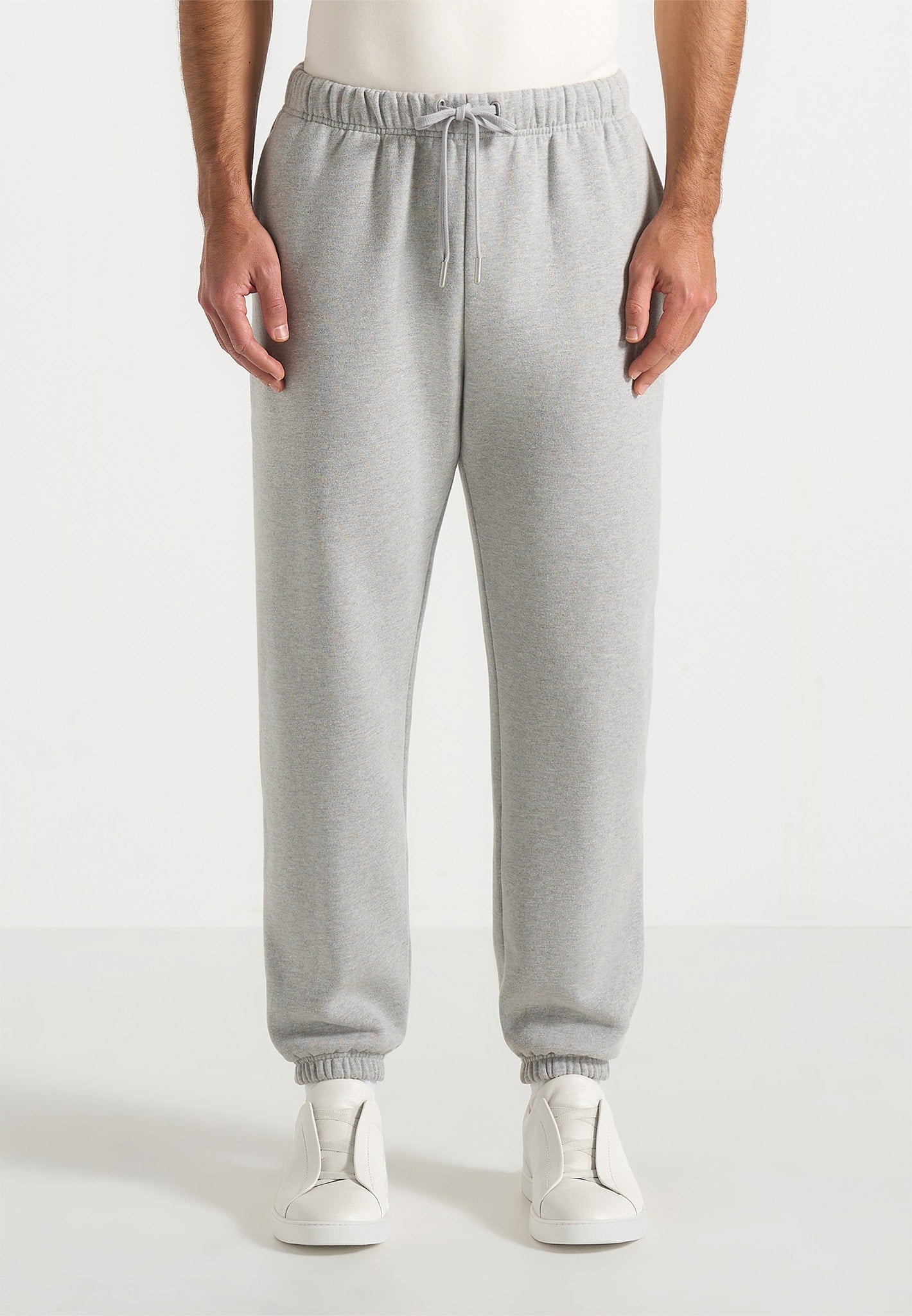 js005-signature-regular-fit-cuffed-joggers-marl-grey
