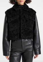 plush-jacket-with-vegan-leather-sleeves-black