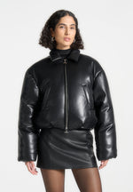 vegan-leather-padded-bomber-jacket-black