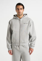 js002-unisex-signature-relaxed-fit-zip-hoodie-marl-grey