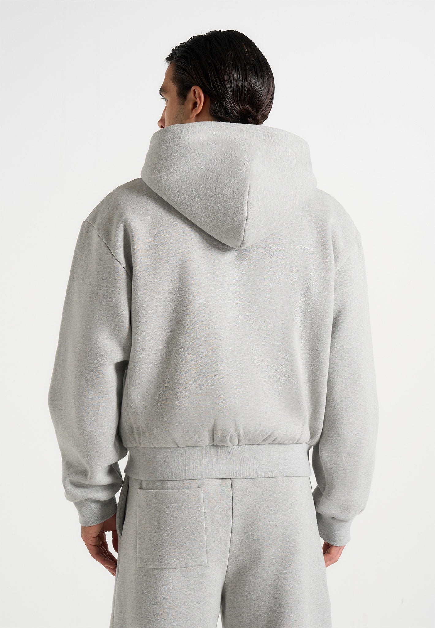 js002-unisex-signature-relaxed-fit-zip-hoodie-marl-grey