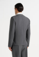Timeo - Tailored Kimono Blazer - Grey