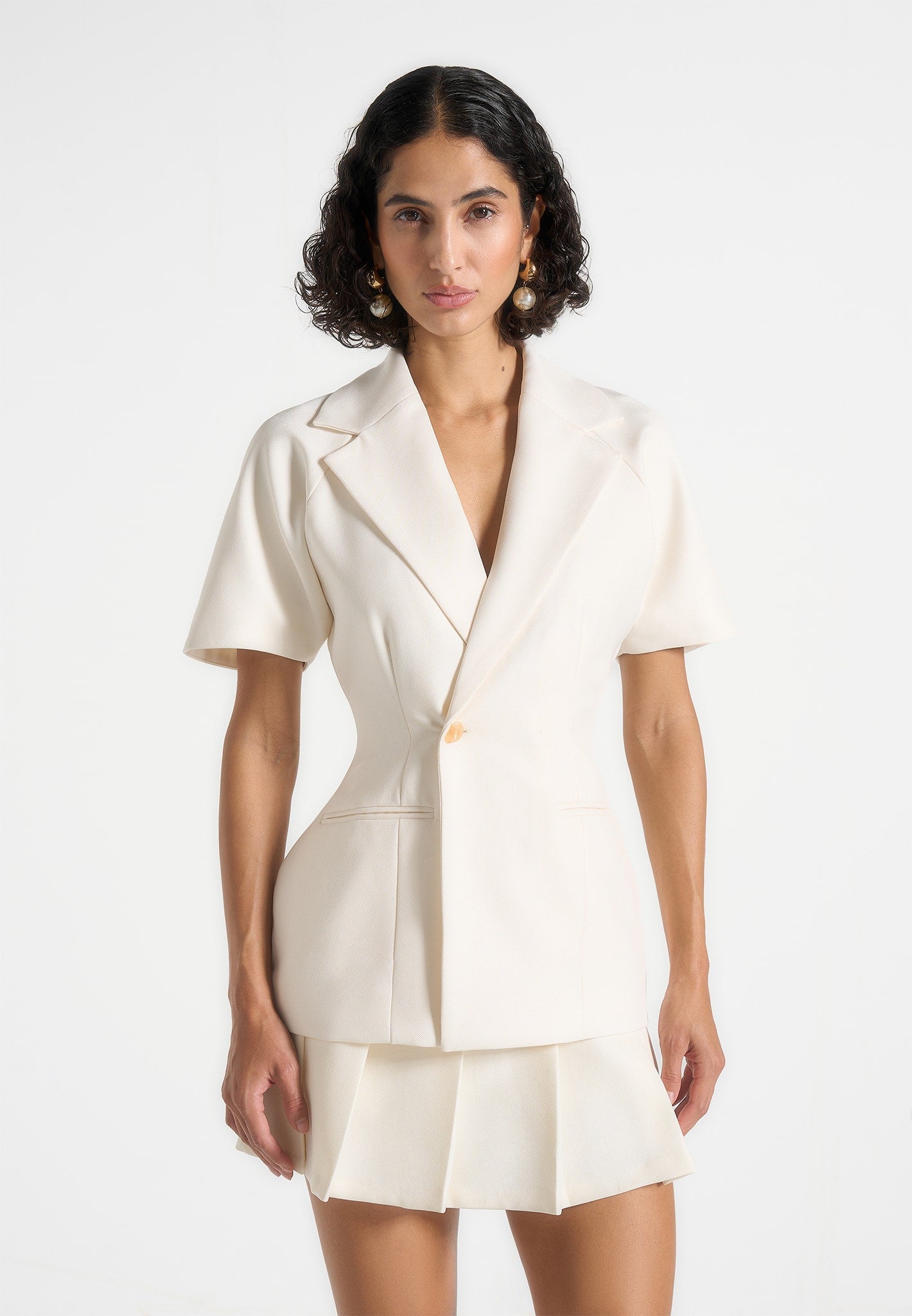malika-double-breasted-short-sleeve-blazer-cream