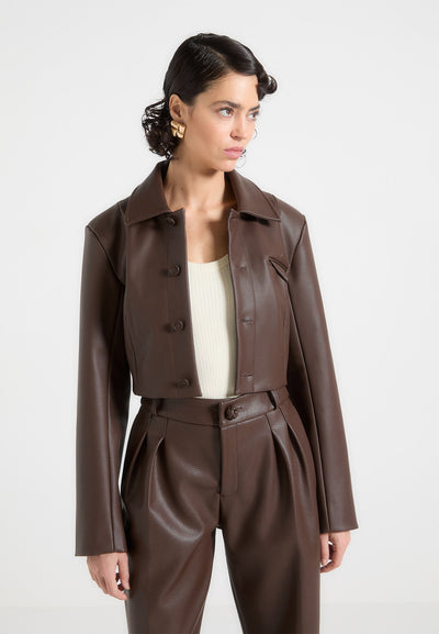 ania-wide-shoulder-pebbled-leather-jacket-brown