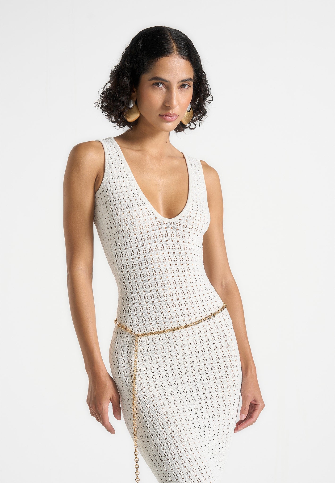 myriam-pointelle-plunge-midaxi-dress-with-chain-cream 