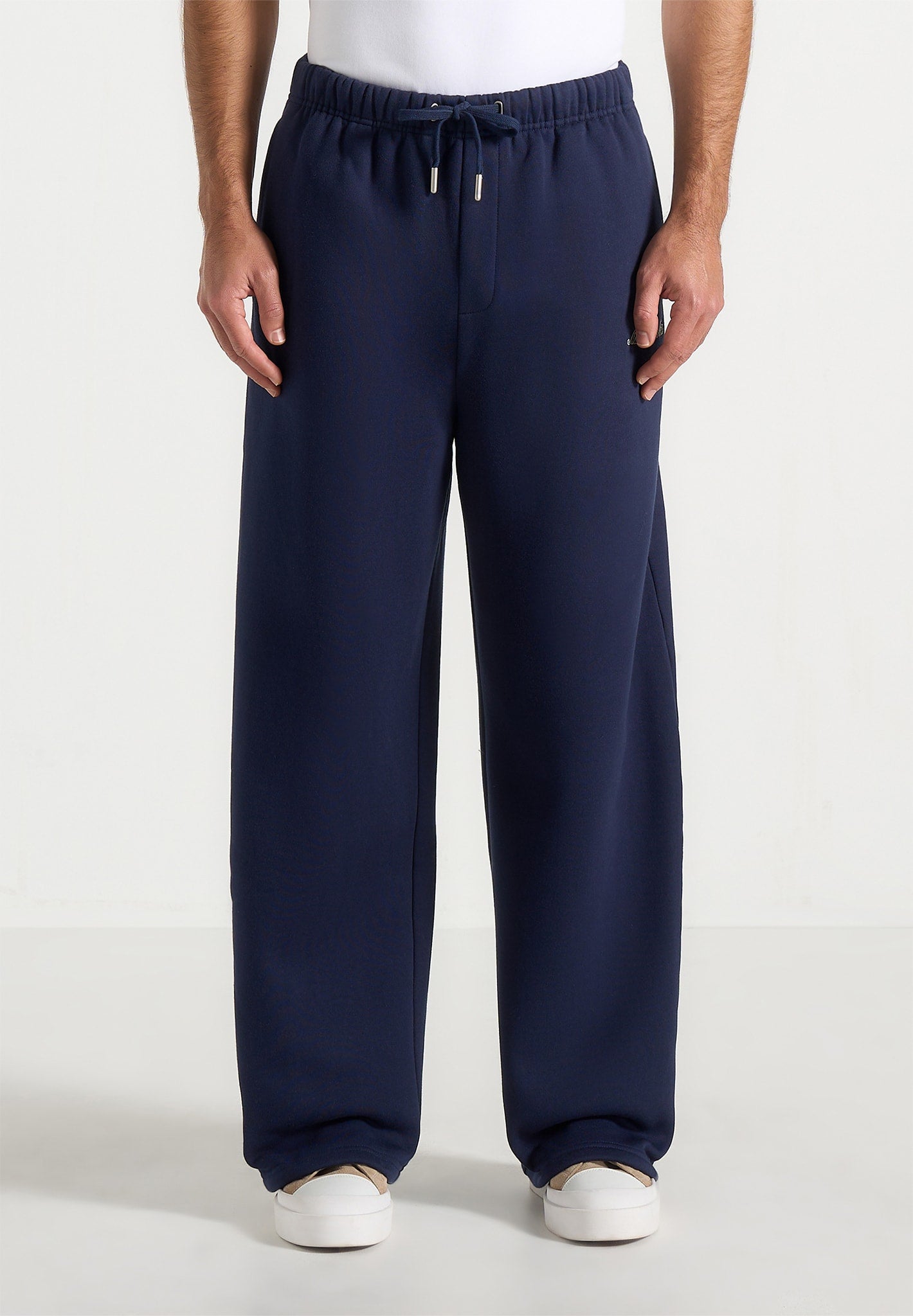 js003-unisex-signature-wide-leg-joggers-navy