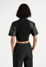 juline-leather-corset-t-shirt-black