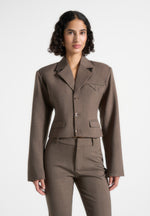 prisca-tailored-cropped-blazer-taupe