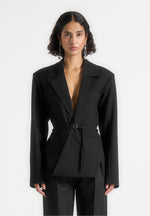 yuna-plunge-tailored-blazer-with-belt-black