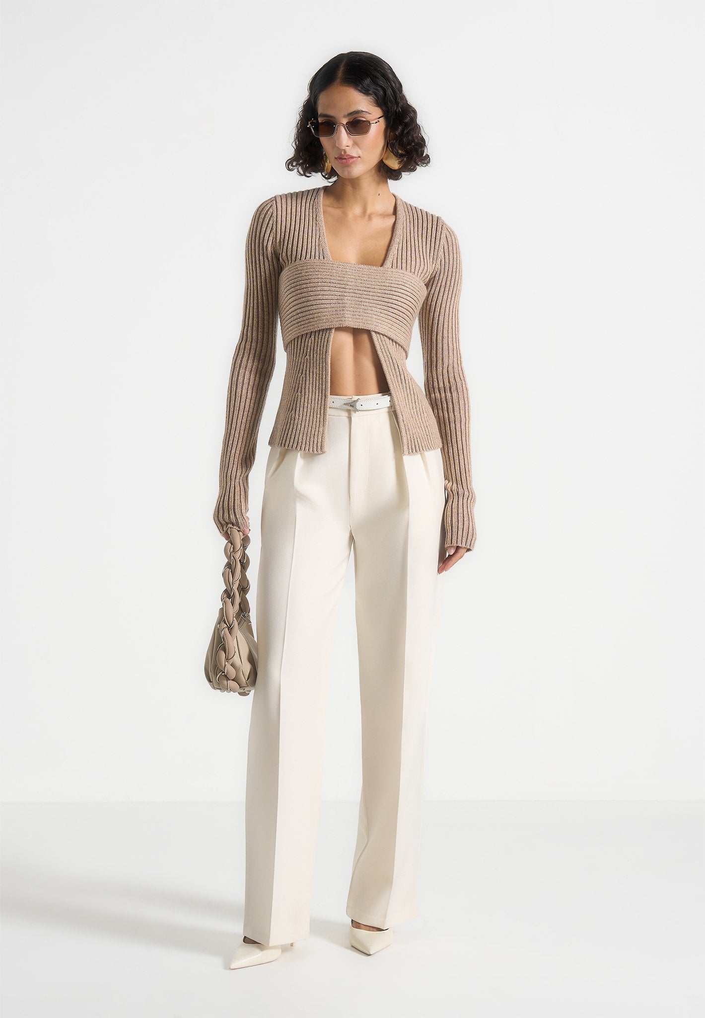 marisa-2-in-1-knit-bandeau-cardigan-beige 