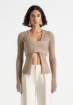 marisa-2-in-1-knit-bandeau-cardigan-beige
