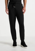dion-neoprene-minimal-tapered-fit-cuffed-joggers-black