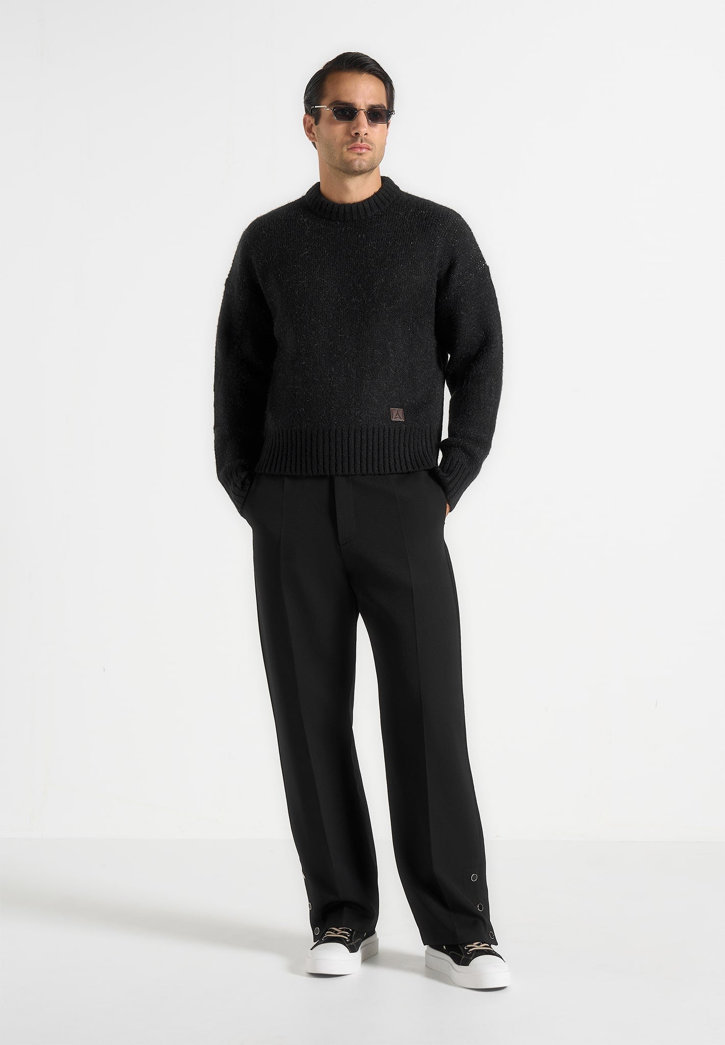 kamil-art-slogan-brushed-wool-knit-jumper-black
