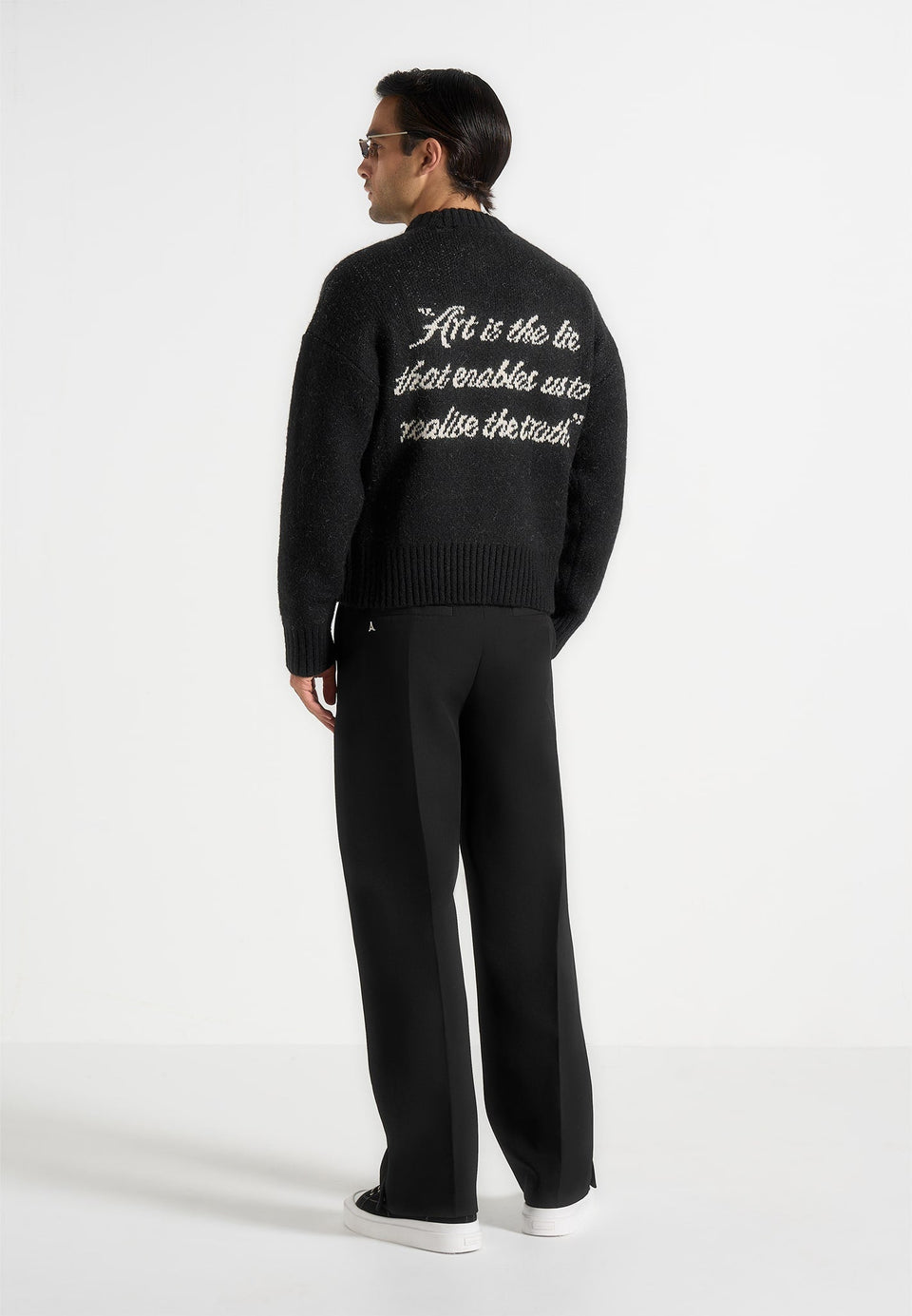 kamil-art-slogan-brushed-wool-knit-jumper-black