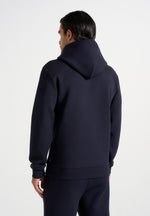 drew-neoprene-minimal-regular-fit-hoodie-navy