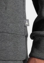 drew-neoprene-minimal-regular-fit-hoodie-charcoal-grey