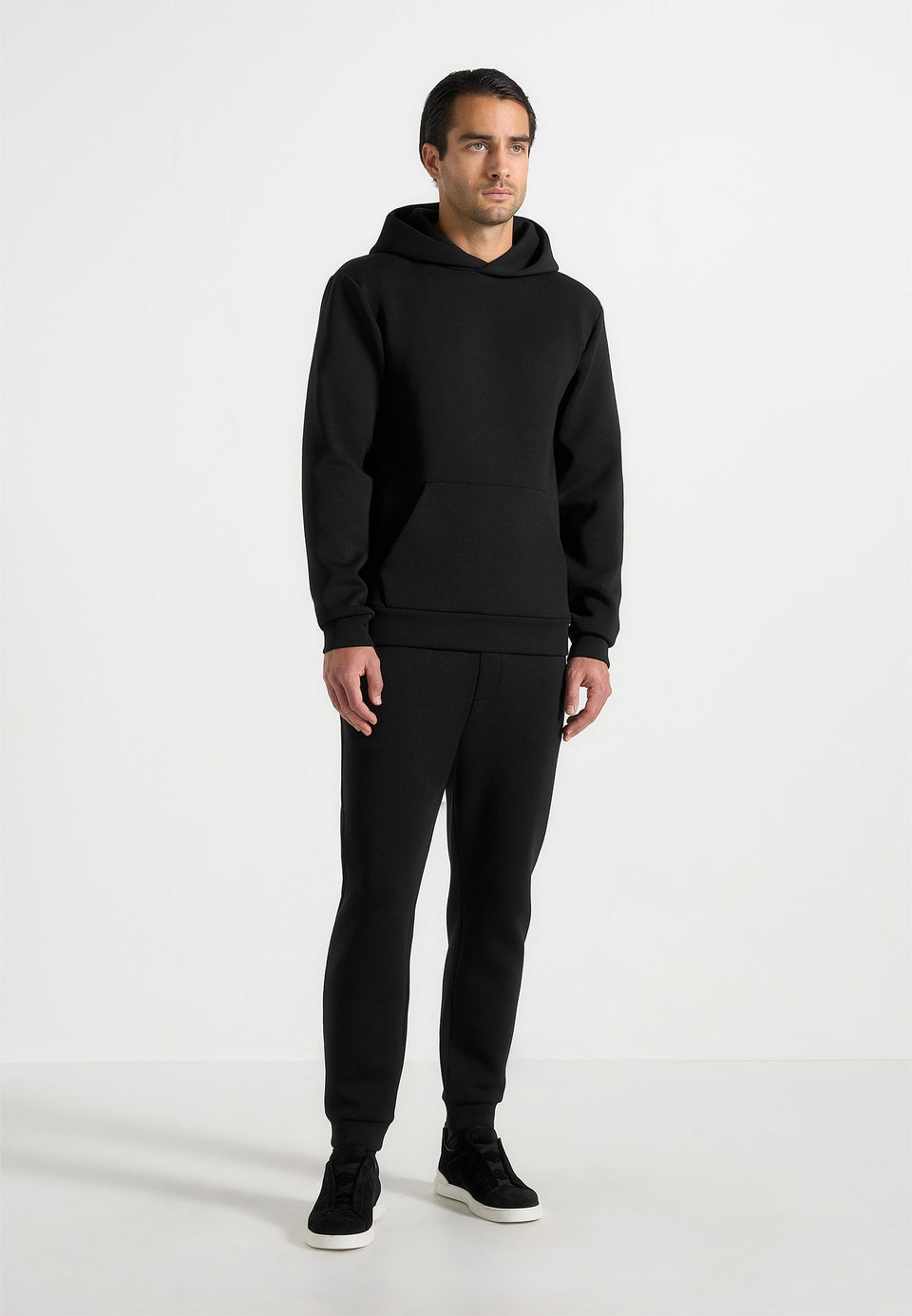 js007-neoprene-minimal-regular-fit-hoodie-black